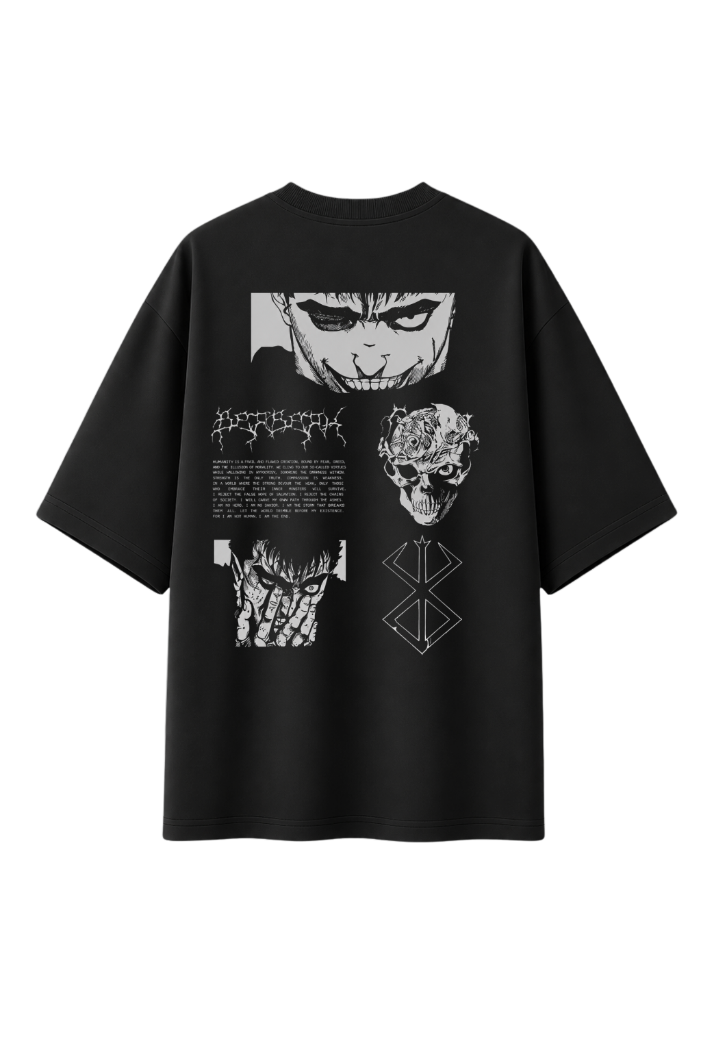 Camiseta Oversized Berserk – Eclipse